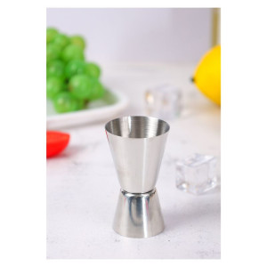 Dosador de Álcool Duplo - Dynasteel - 2 cl e 4 cl: Precisão e versatilidade para coquetéis excepcionais