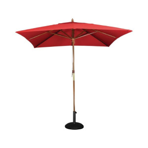 Guarda-sol Quadrado Vermelho - 2,5m - Bolero