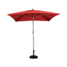 Guarda-sol Quadrado Vermelho - 2,5m - Bolero