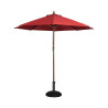 Guarda-sol Redondo Vermelho - 2,5 m - Bolero