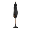 Guarda-sol Quadrado Preto - L 2500mm - Bolero