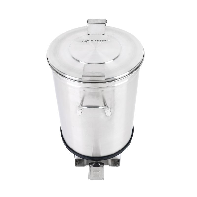 Lixeira de Aço Inoxidável com Pedal - 100 L - Dynasteel Lixeira de Aço Inoxidável com Pedal - 100 L - Dynasteel