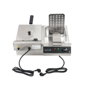 Fritadeira profissional Dynasteel - 2 x 10 L | Capacidade 20 L | Aço inoxidável | Potência 2 x 3000 W