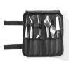 Conjunto de 6 Chef de Dressage em Cetim HENDI: controle total para pratos, bolos e sushis.