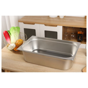 Bandeja Gastronômica GN 1/1 Inox - 150 mm de profundidade, 21 L - Dynasteel