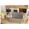 Bandeja Gastronorm GN 1/1 Inox 28L - Profundidade 200 mm | Dynasteel
