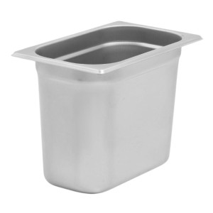 Bandeja Gastronorm GN 1/4 em Aço Inoxidável - Resistente e prática