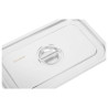Tampa GN 1/1 em aço inoxidável para recipiente gastronorm - Dynasteel