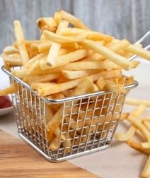 Cestas de batatas fritas